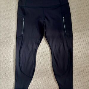 Athleta Black Rainier Tights